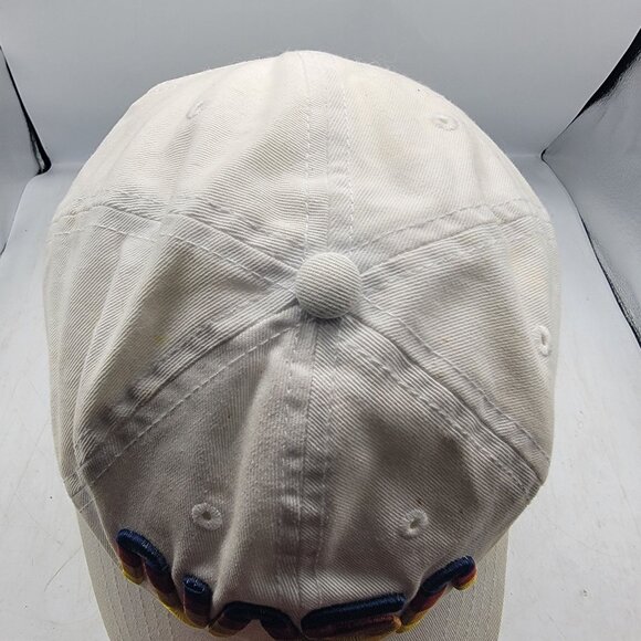 NASA Embroidered Logo White Hat Cap By Mad Engine Casual Lightweight Adjustable - Picture 9 of 9